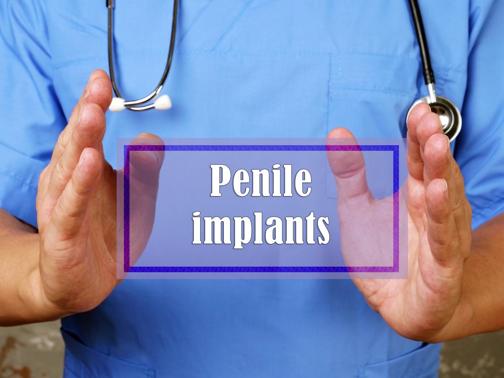 Healthcare concept about Penile implants.